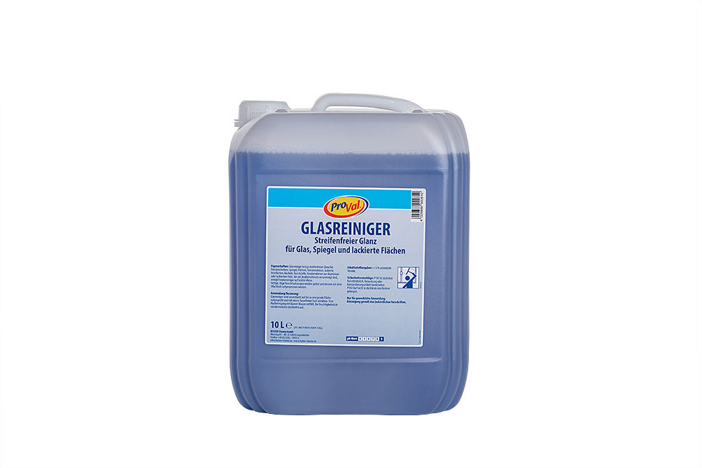 ProVal Glasreiniger, sehr schnelle Trocknung, streifen- und rückstandsfrei, 10L